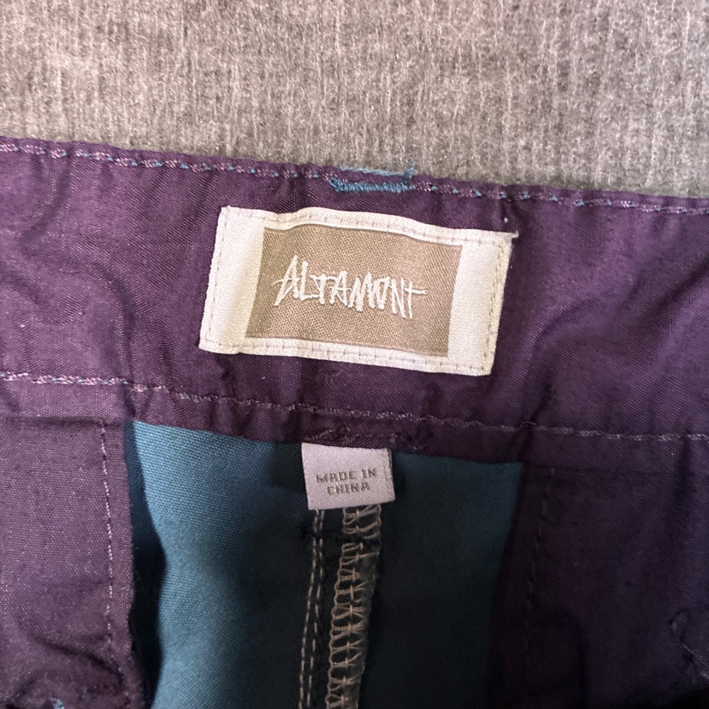 Altamont Chino Pants Mens 32x30 Blue Slim Fit Flat Front Skateboarding Beach - Picture 4 of 14